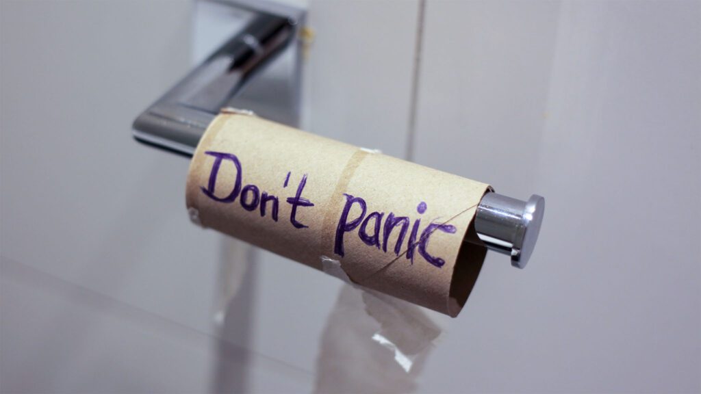 Toilet-paper - don't panic